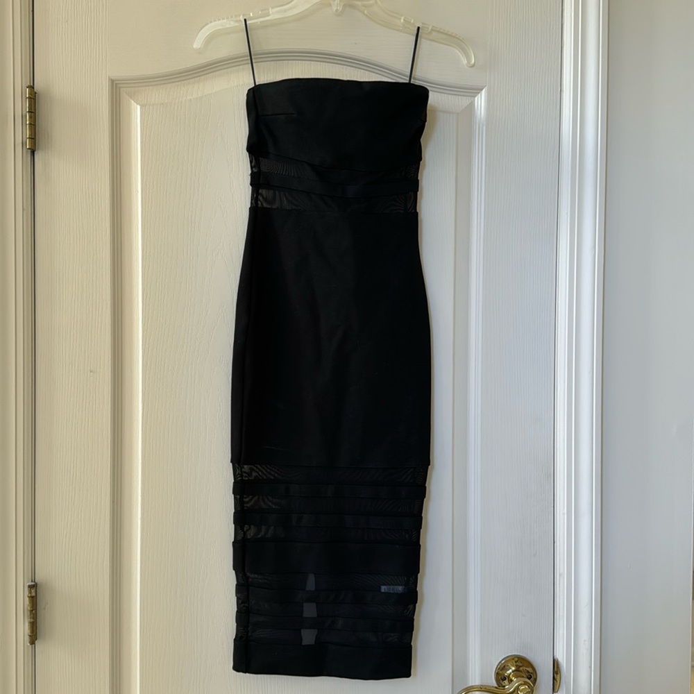 Black tube dress